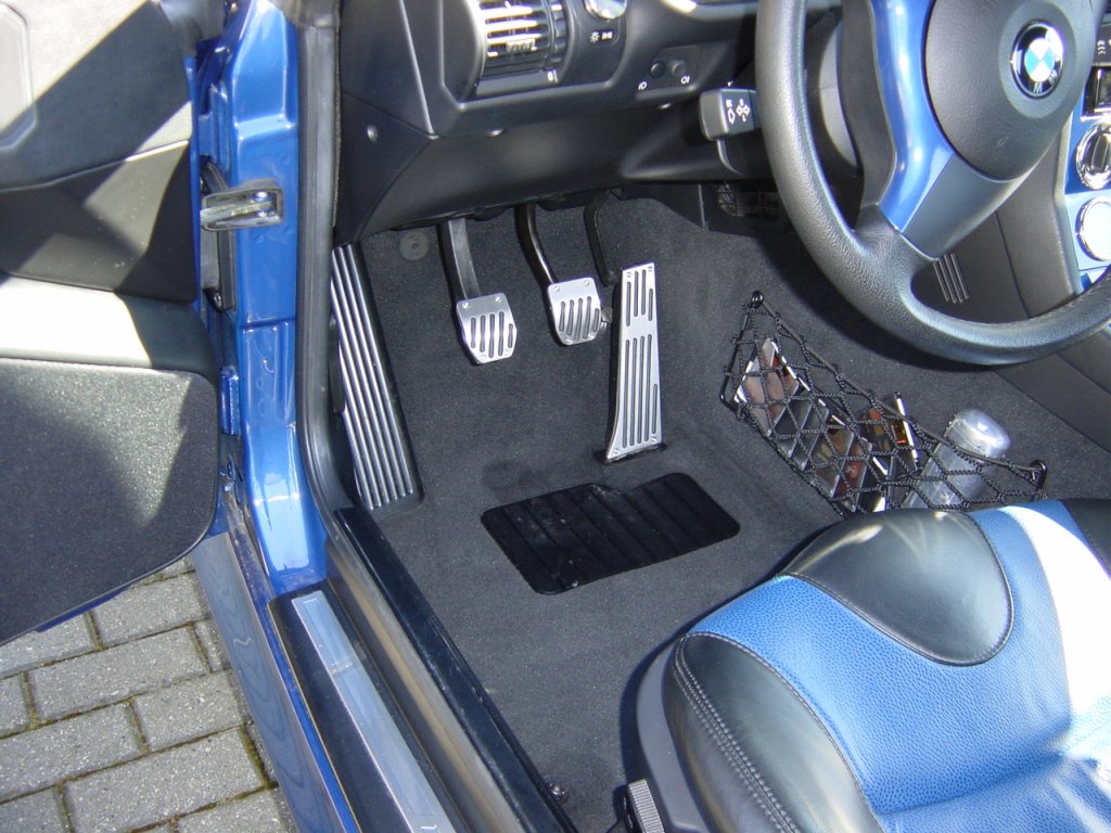 BMW E46 Limo Touring M Technik Fußstütze Ablage Fußablage Alu